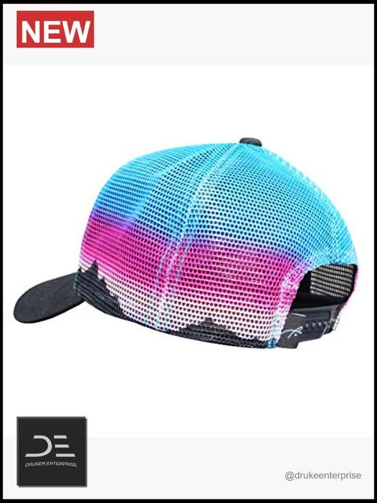 Women\'s Cotton Snapback Trucker Hat with Breathable Mesh - Summer Baseball Cap
